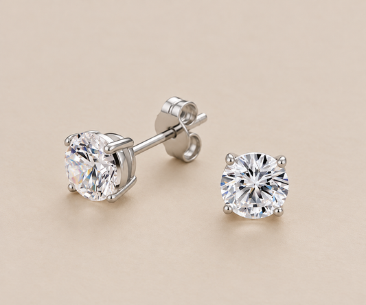 Round • Cubic Zirconia • Silver